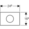 Geberit Sigma10 115.907.KJ.1 Клавиша смыва для унитаза