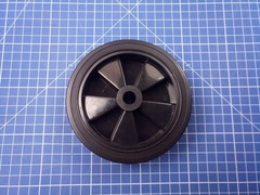 Колесо компрессора QUATTRO ELEMENTI ресивер 24л  d-120мм (770-209-047)