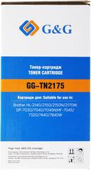 Тонер-картридж G&G, аналог Brother TN-360/TN-2120/TN-2175/TN-26J/TN-2150 2.6k
