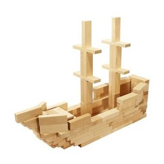 Строительный набор"Кусочки-брусочки 1", 240 элементов