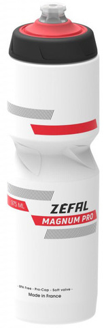 Картинка фляга Zefal Magnum Pro Белый/Красный - 1