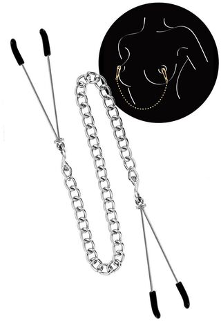 Регулируемые зажимы для сосков Sweet Caress Nipple Chain - Sweet Caress 570067