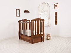 Кровать детская К-2002-28м "Доминик" маятник универсальный (орех)