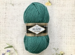 Пряжа ALIZE "Lana Gold Classic". 507 античный зеленый