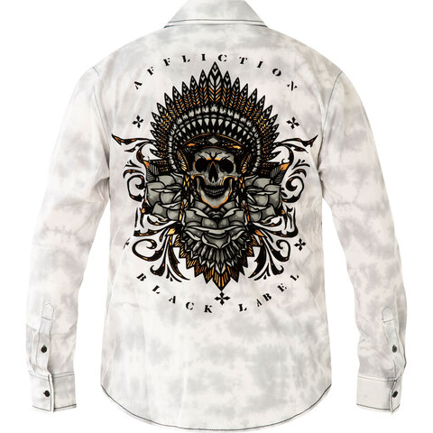 Affliction | Рубашка мужская Primitive 110WV899 спина