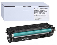 Совместимый картридж CF360X / 040H для HP СLJ M552/553/577, i-SENSYS LBP712Cx, LBP710Cx 12.5K Black Aquamarine