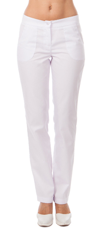 Брюки женские м530 хлопок стретч белый