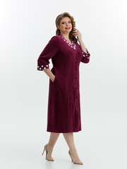 4067 Халат на пуговицах