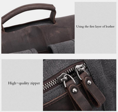 Рюкзак из ткани и кожи BUG 067 Green