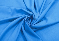 Ткань костюмная Креп Барби 210 гр/м2, 150 см, ярко-голубой