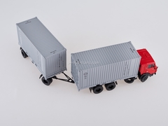 KAMAZ-53212 container truck with trailer GKB-8350 1:43 Start Scale Models (SSM)