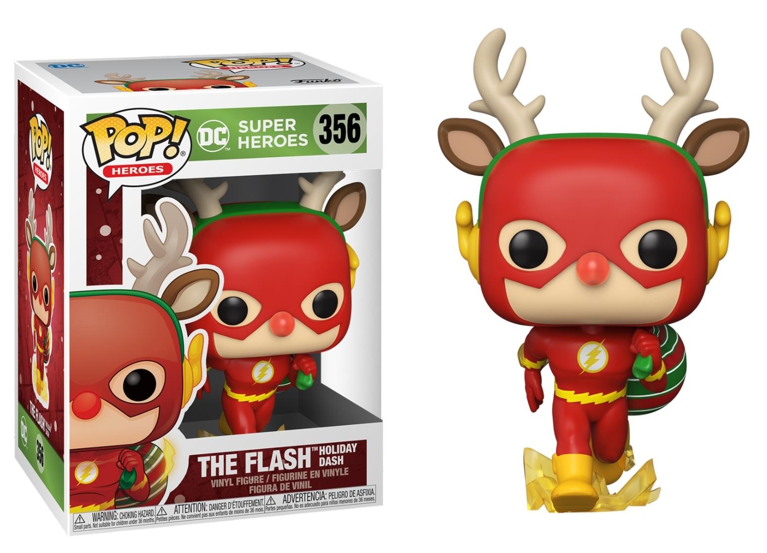 Funko POP! DC Christmas: Flash Holiday Dash (356) – купить по выгодной цене  | Интернет-магазин комиксов 28oi.ru