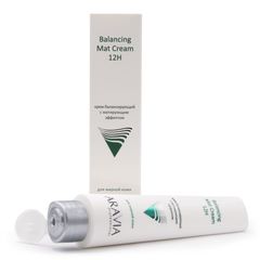 Крем для лица балансирующий с матирующим эффектом Balancing Mat Cream 12H, 100 мл, ARAVIA Professional