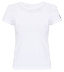 Женская теннисная футболка EA7 Woman Jersey T-shirt - fancy white