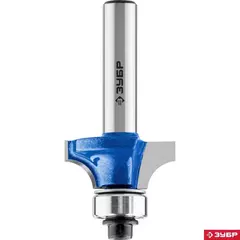 ЗУБР 25.4 x 11 мм, радиус 6.3 мм, фреза кромочная калевочная №1, Профессионал (28701-25.4)