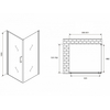 Abber Sonnenstrand AG04060-S75 Душевой уголок, 60x75x195, цвет: хром