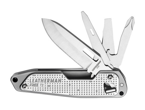 Мультитул Leatherman Free T2 8 функций, серебристый (832682)