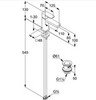 Kludi 422663975 RENON Однорычажный смеситель на умывальник 85, Push-Open, черный мат