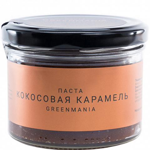 Паста GreenMania кокосовая карамель 200 г