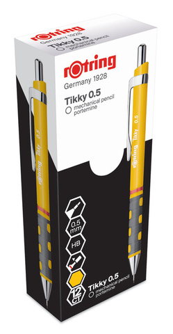Карандаш механический Rotring Tikky 0.5 mm желтый (1904702)