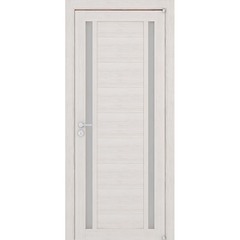 Купить Межкомнатная дверь экошпон Uberture 2122 капучино велюр остеклённая