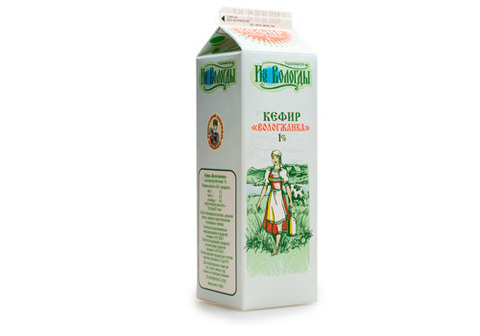 Кефир Вологжанка 1%, 1л