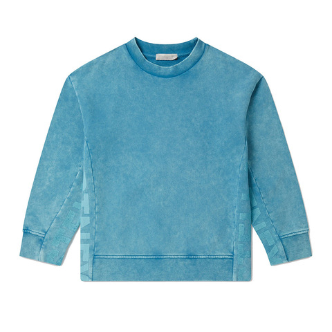 Свитшот Stella McCartney Kids Logo Tape Acid Wash