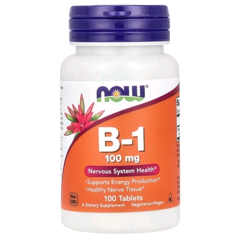 Now foods, B1, 100 мг, 100 таблеток