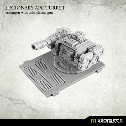 Legionary APC turret: Lascannon with twin plasma gun (1)