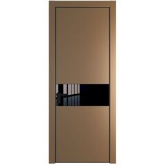 Межкомнатная дверь эмаль Profil Doors 17PA перламутр золото со вставкой