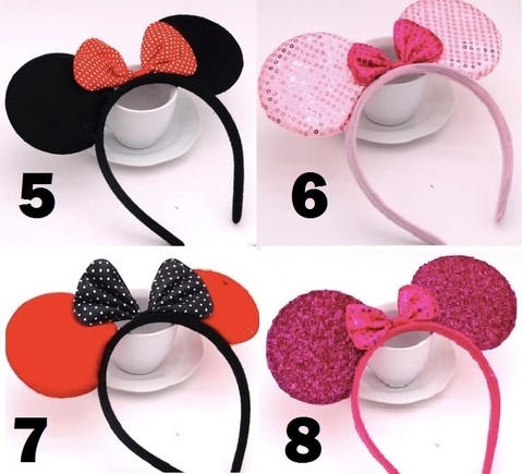 Минни Маус ободок с ушками — Minnie Mouse headbands with ears