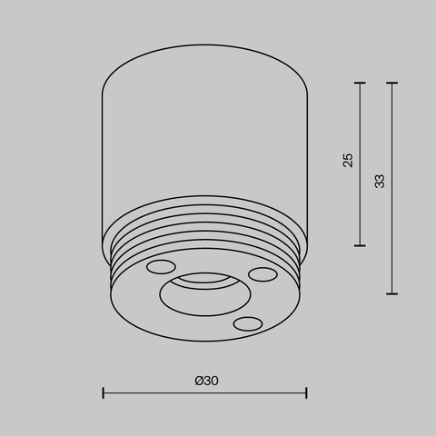 Аксессуар Maytoni Accessories for system shelf CA021EC-B