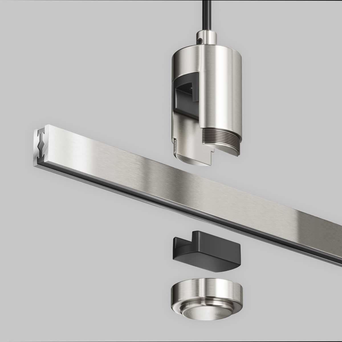 Комплектующие для трековой системы Maytoni Technical TRA157SW-B1-PT