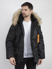 Куртка Аляска N-3B Husky II Nord Storm Apolloget (черный - black/black)