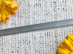 Лента атласная, ш. 0,5 см, серый