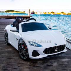 Детский электромобиль "Maserati GC-SPORT", S302 белый