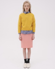 Носки в рубчик из шерсти ангоры Подземный мир