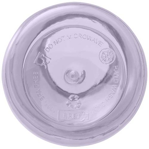 Бутылка для воды с карабином Oregon из переработанной пластмассы, сертифицированной по стандарту RCS, объемом 400 мл