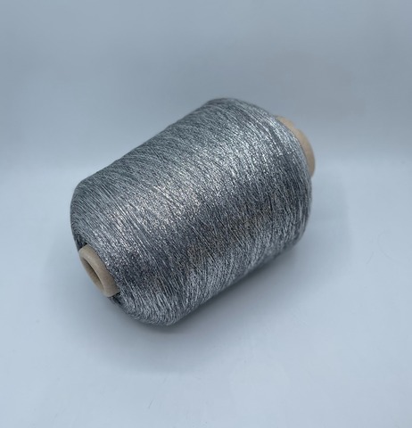 Torcitura di domaso , Bach, 3400м. 70% вискоза , 15% полиэстер 15%Металлик, Серый(10), 37358