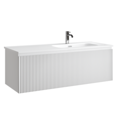 Sancos SNR1.0120RW Тумба подвесная SANCOS Snob R 1.0 1195х445х406, c одним ящиком оснащенным доводчиками, Bianco , арт.SNR1.0120RW фото