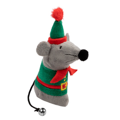 Triol игрушка для кошек Серая мышка 15 см