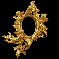 Силиконовый молд Рамка с ангелами