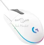 Logitech G102 Мышь проводная, игровая, оптическая, 200-8000 dpi, 25 G, USB, 2,1 метра, белый.
