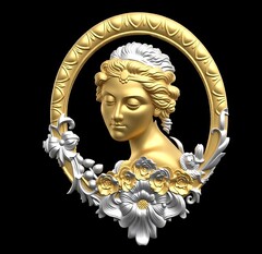 Силиконовый молд Портрет-L