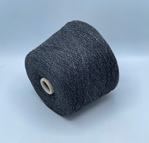 Millefili, SIlkshake, 750м. 2% Шерсть, 60% Кашемир, 38% Шелк, Антрацит с крапом(275/750) , 39682
