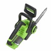 Цепная пила аккумуляторная Greenworks Арт. 2007007, 24V, 30см, бесщеточная, без АКБ и ЗУ — фото 7