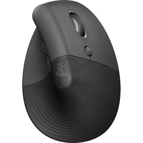 Мышь Logitech Wireless Mouse LIFT Vertical Ergonomic, Bluetooth, 2.4GHz (Bolt USB receiver), Black, CN, [910-006485]