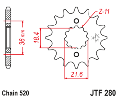 Звезда JT JTF280