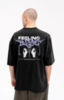 Футболка Kultura oversize Blessed черный