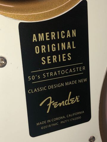Fender American Original `50s Stratocaster